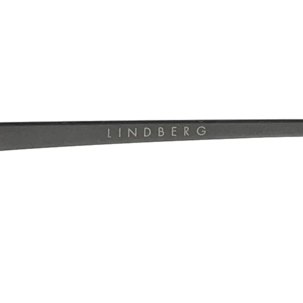 Lindberg Eyeglasses Frames 1129 Col.AC58 Black Gray Beige Rectangular 54-12-150
